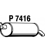 FENNO STEEL - P7416 - Глушитель VW SHARAN 2.0-2.8 95-